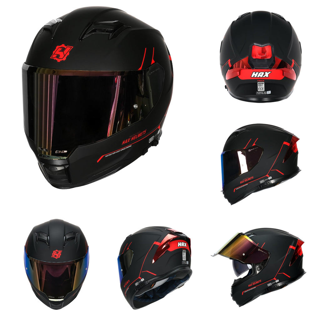 Full Face Motorcycle Helmet DOT & ECE T76398