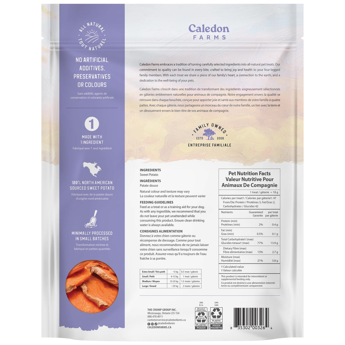 Sweet Potato Chews Dog Treats 28oz Q84137