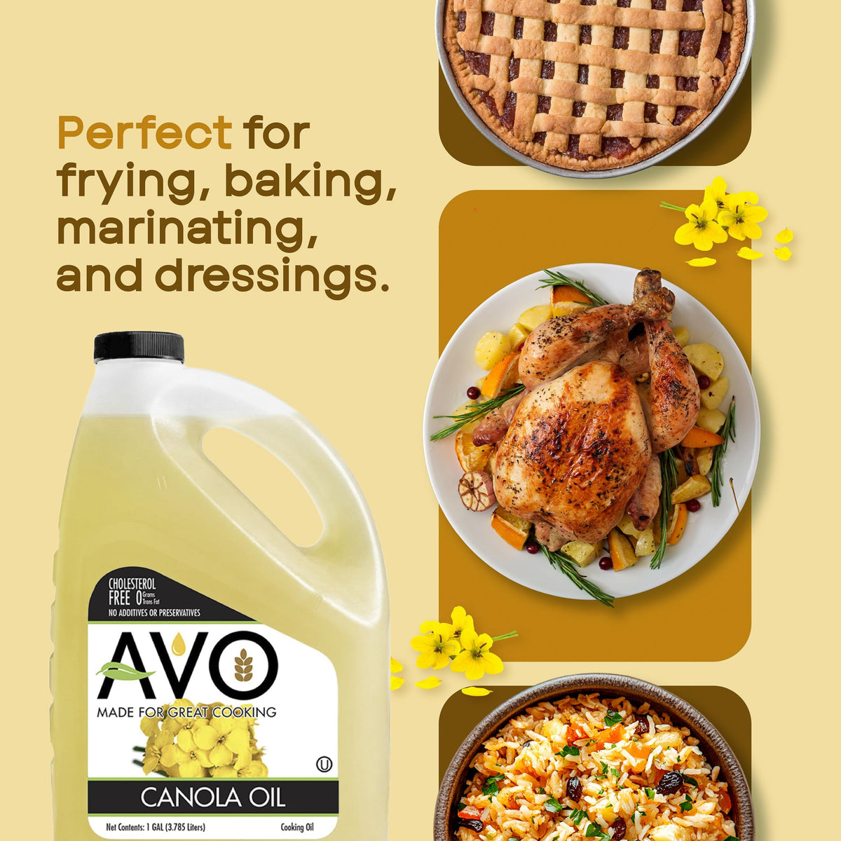 100% Pure Canola Oil 1 Gallon C758