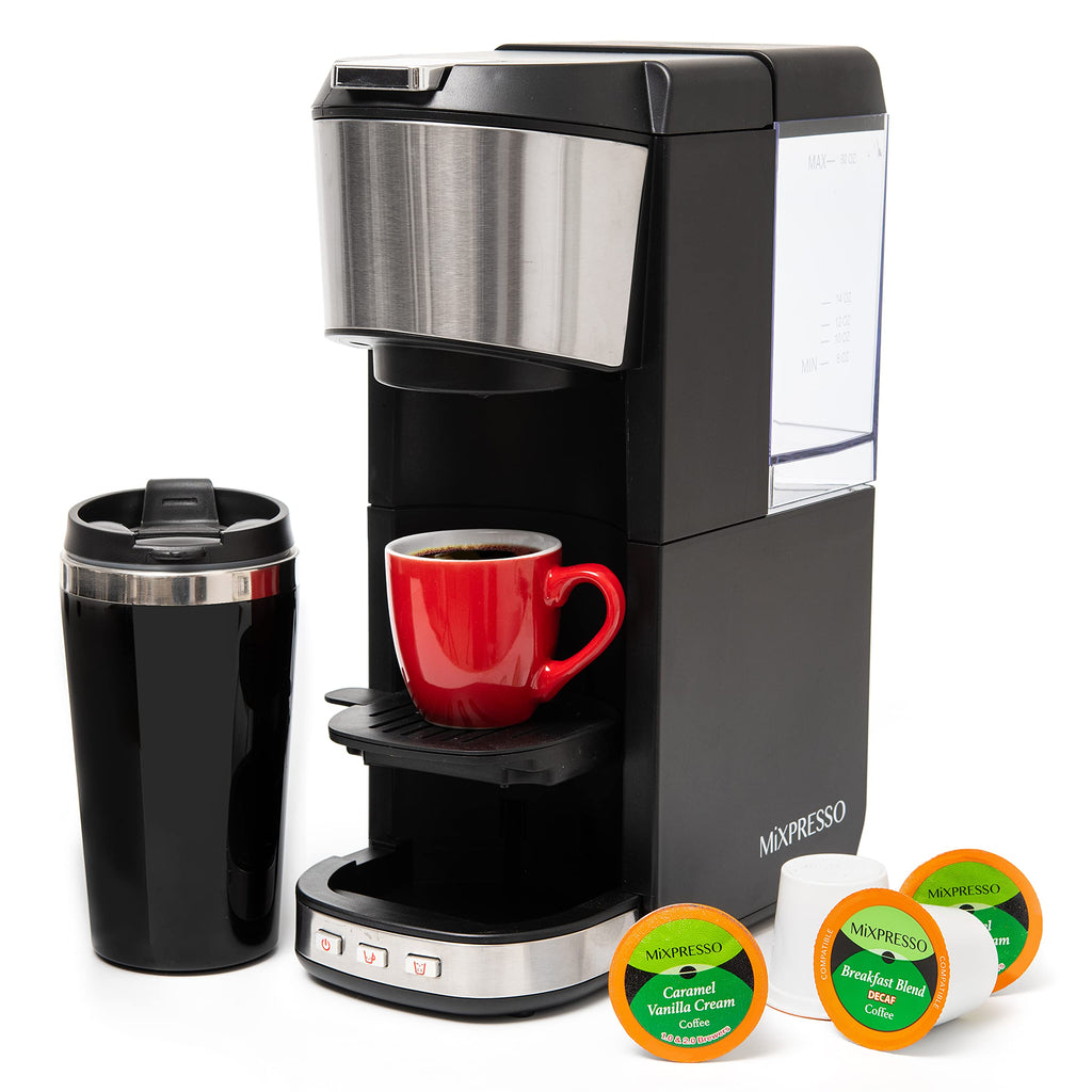 Single Serve Coffee Maker with 14oz Travel Mug B5304