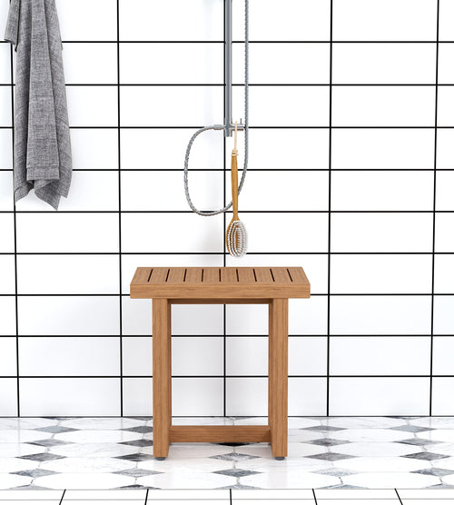 18" Teak Shower Bench S625449