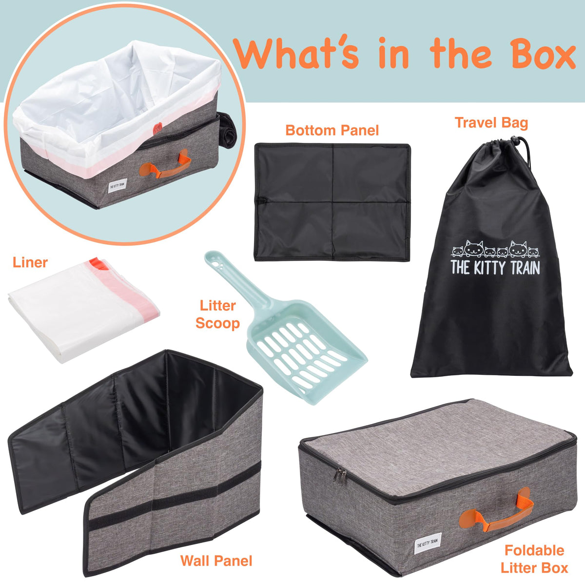 Travel Litter Box for Cats U18621