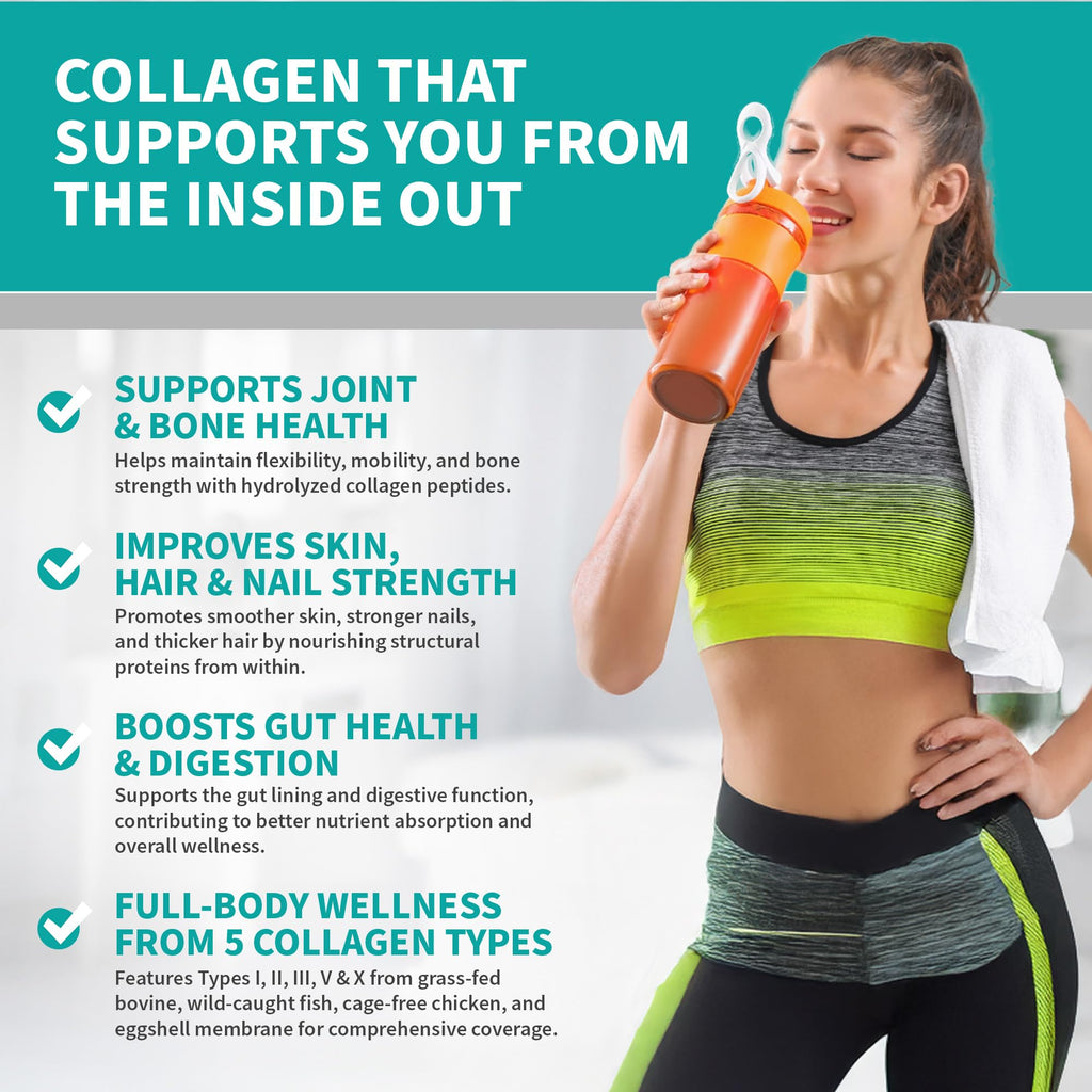 Multi Collagen Protein Powder Unflavored 58 Servings N898