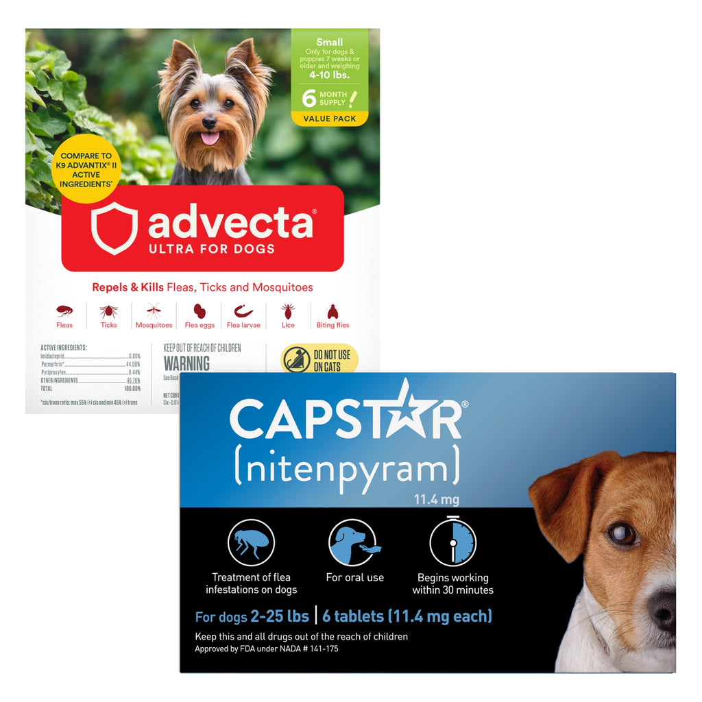 Flea and Tick Prevention for Small Dogs 6 Doses D207