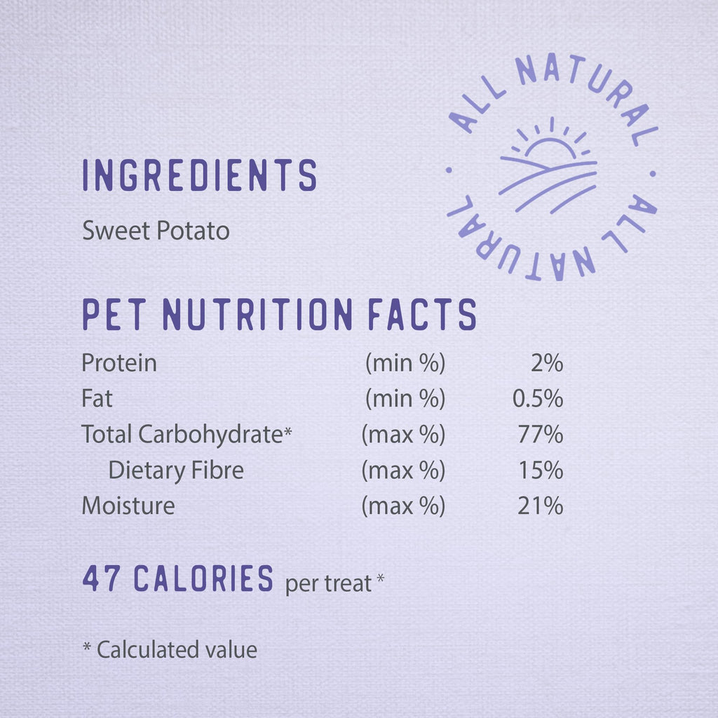 Sweet Potato Chews Dog Treats 28oz Q84137