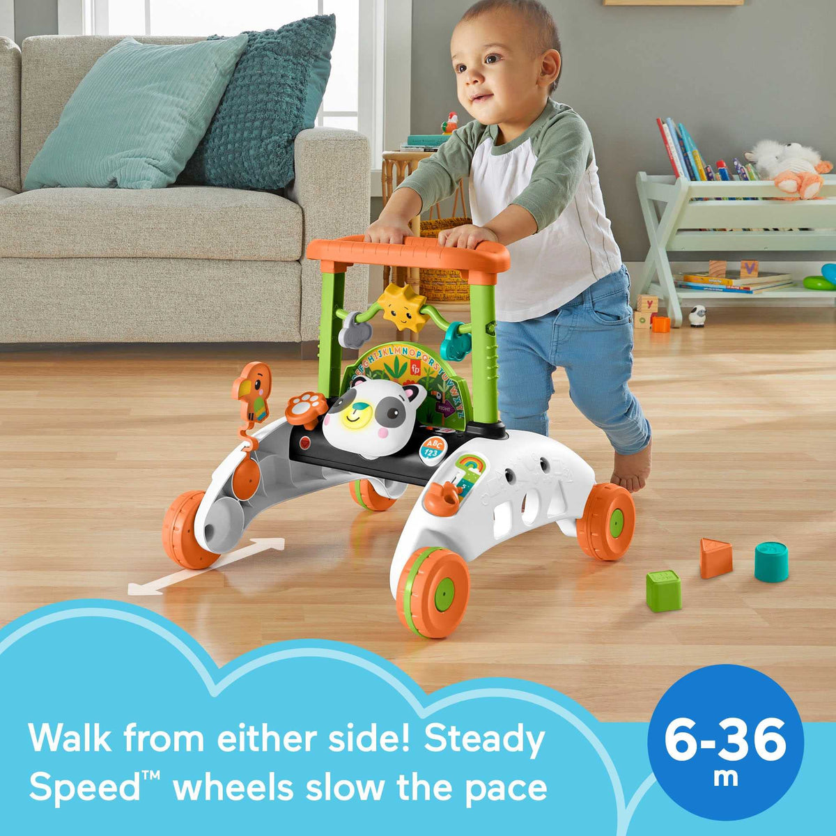 2-Sided Musical Push Toy B1677