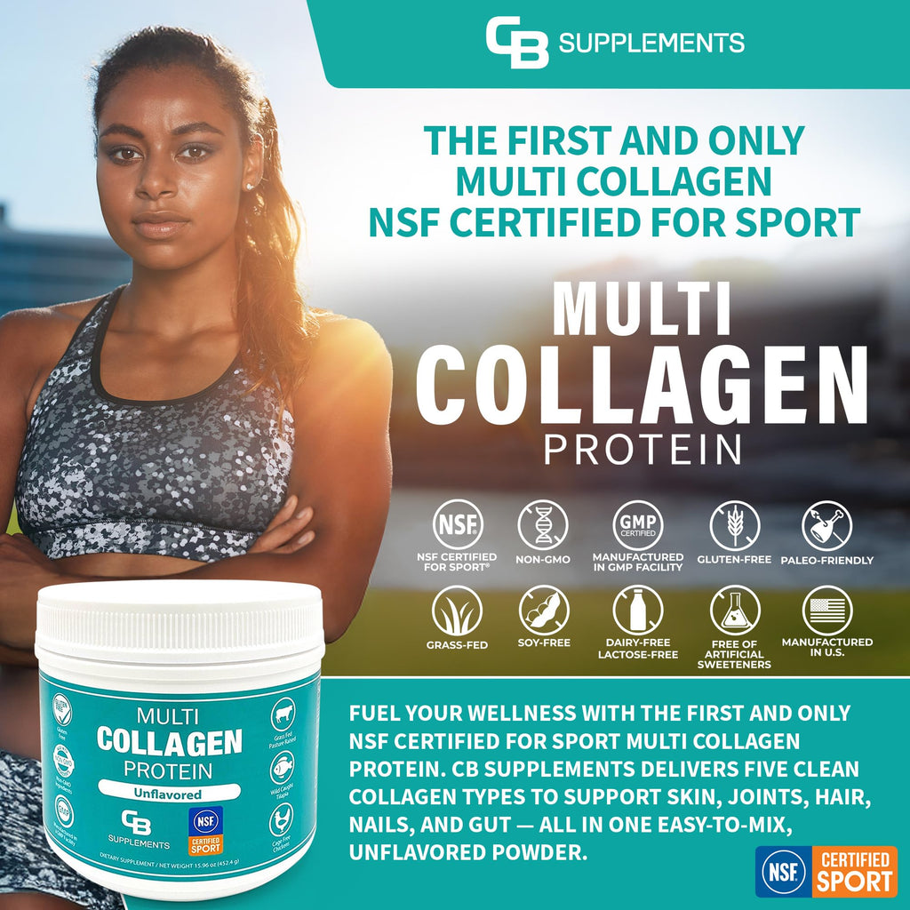 Multi Collagen Protein Powder Unflavored 58 Servings N898
