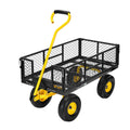 Heavy Duty 4.5 Cu Ft Mesh Steel Garden Cart X985