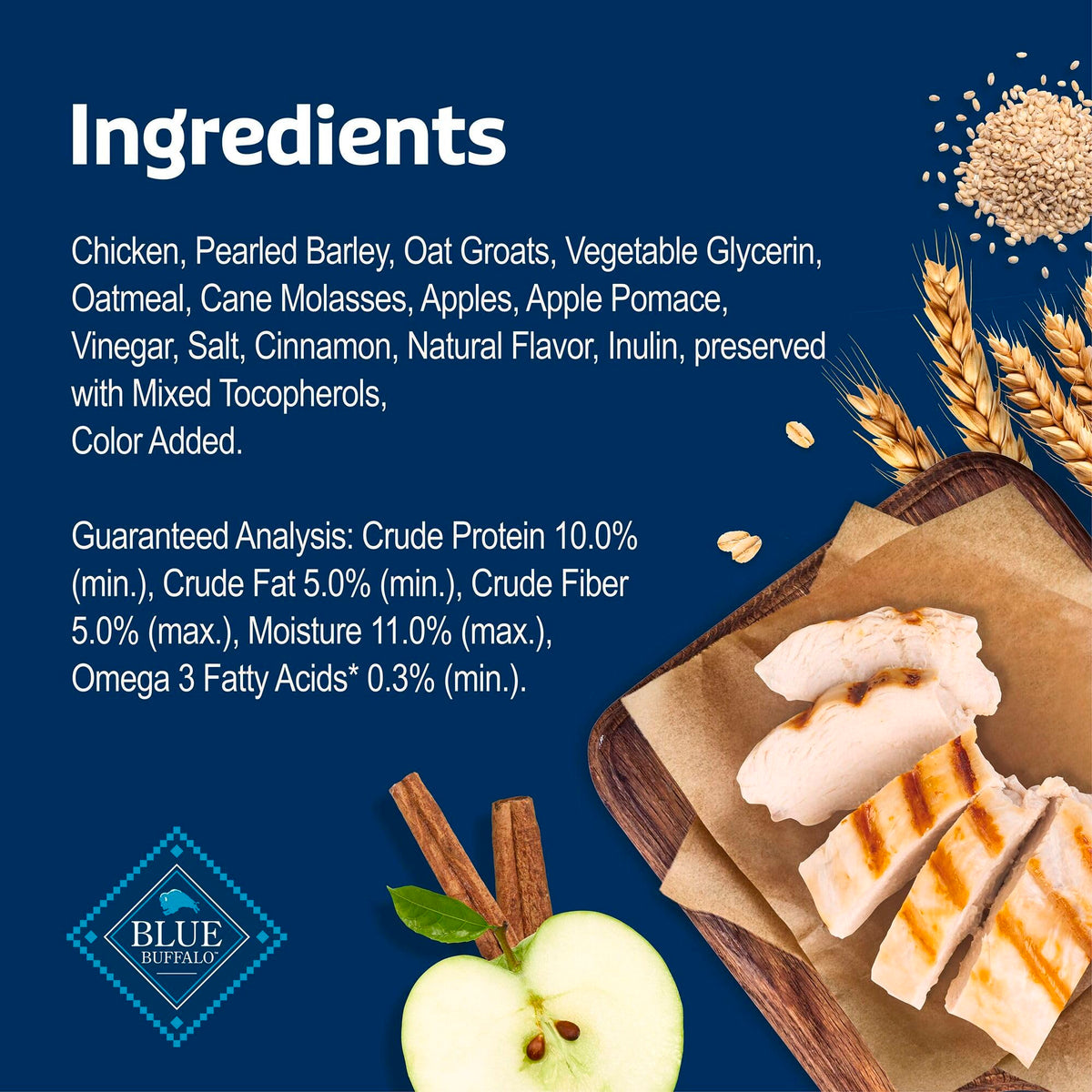 Chicken & Apples Soft & Chewy Treats, 9 oz X435
