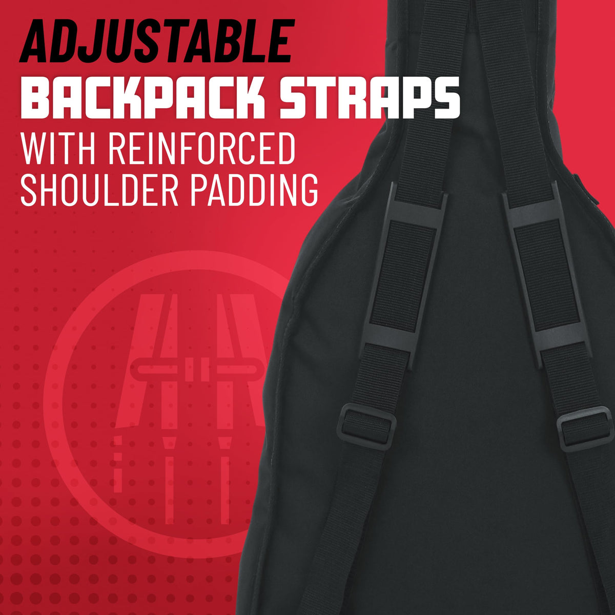 Foam Padded Acoustic Guitar Gig Bag U813238