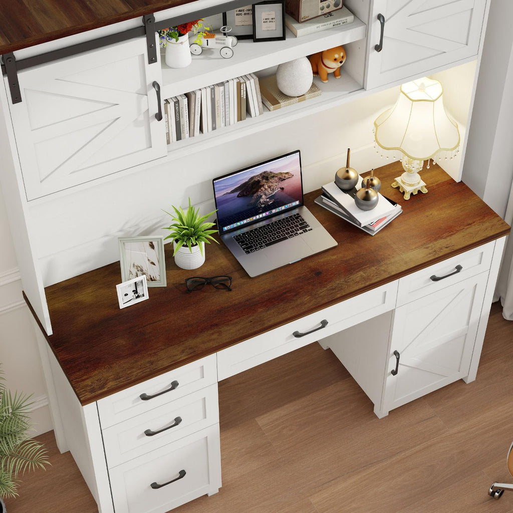 67" H Executive Desk with File Drawer G839214