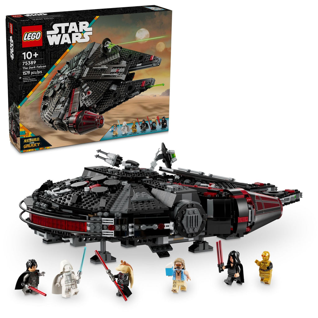 Buildable Starship Toy Set with 6 Minifigures X190