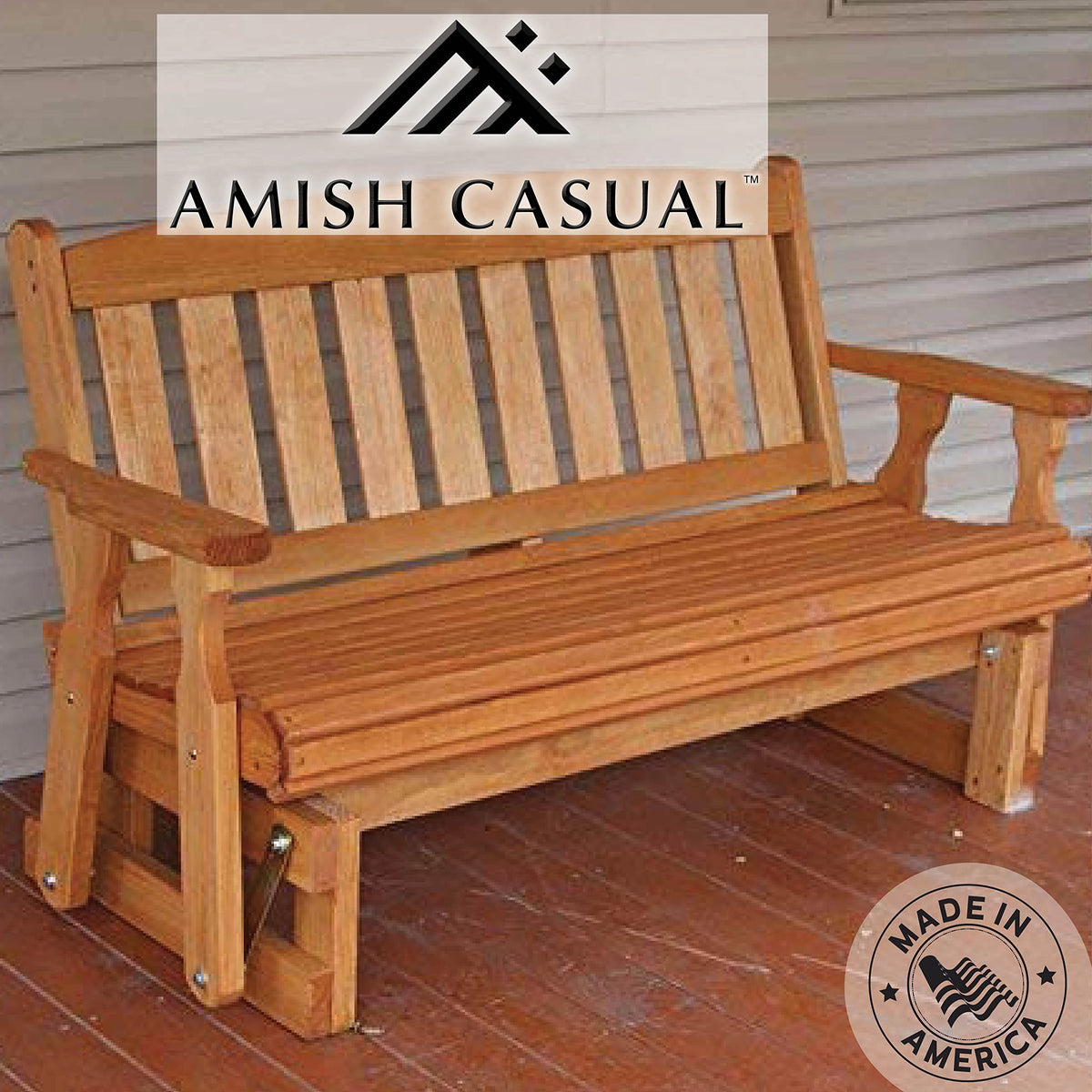 Heavy Duty Pressure Treated Porch Glider H765