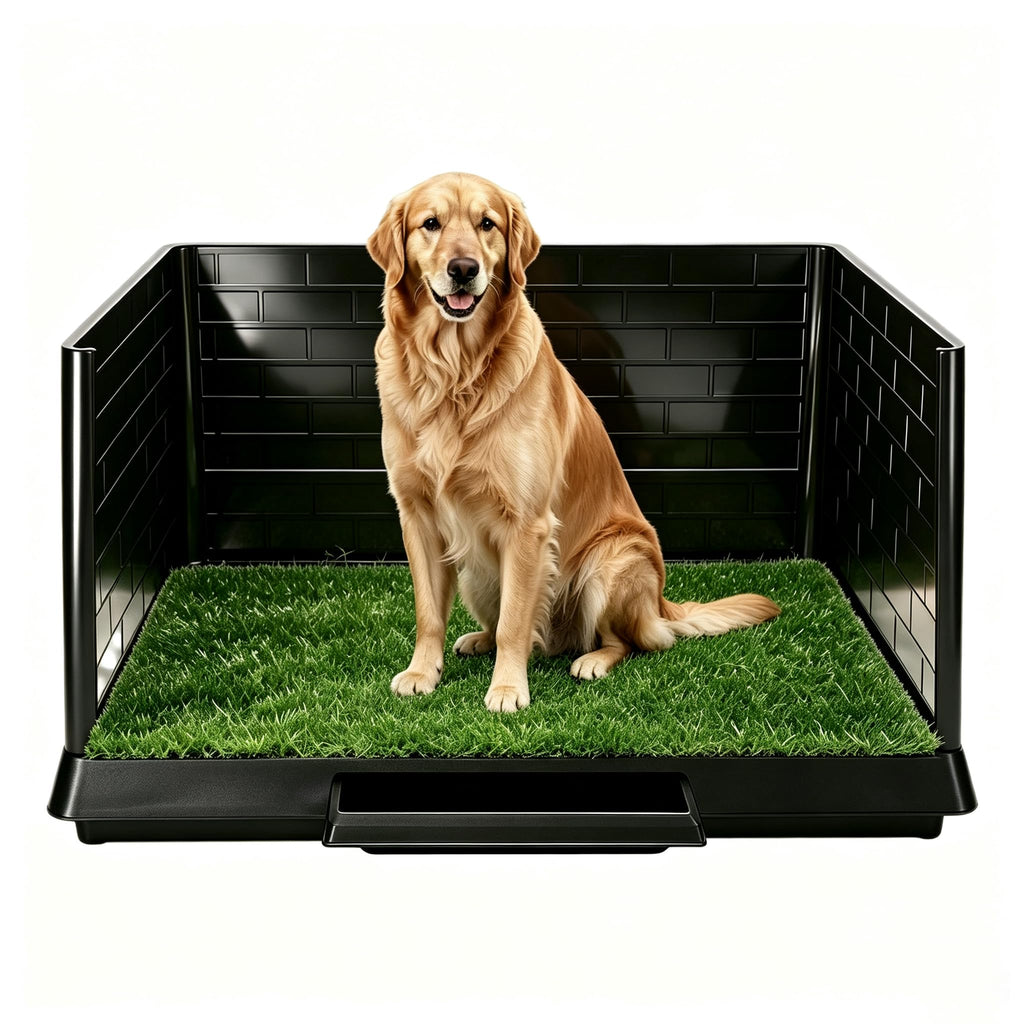 30"×20" Artificial Grass Dog Potty Tray M8544