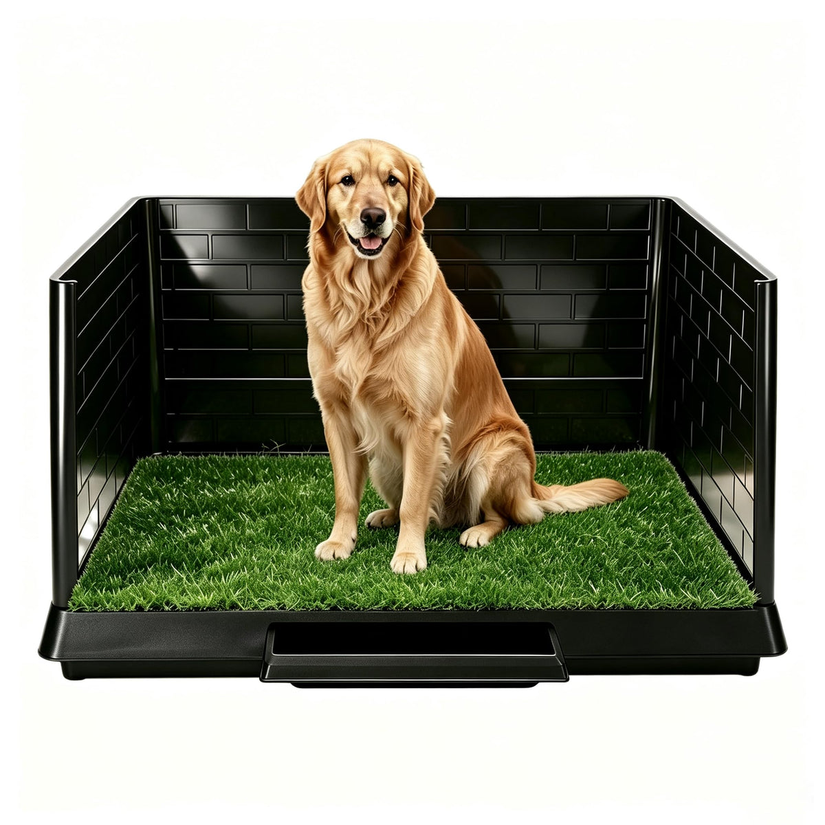 30"×20" Artificial Grass Dog Potty Tray M8544