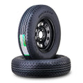 ST205/75R15 8-Ply Trailer Tire Wheel Black Mod Rim Pk2 G87265
