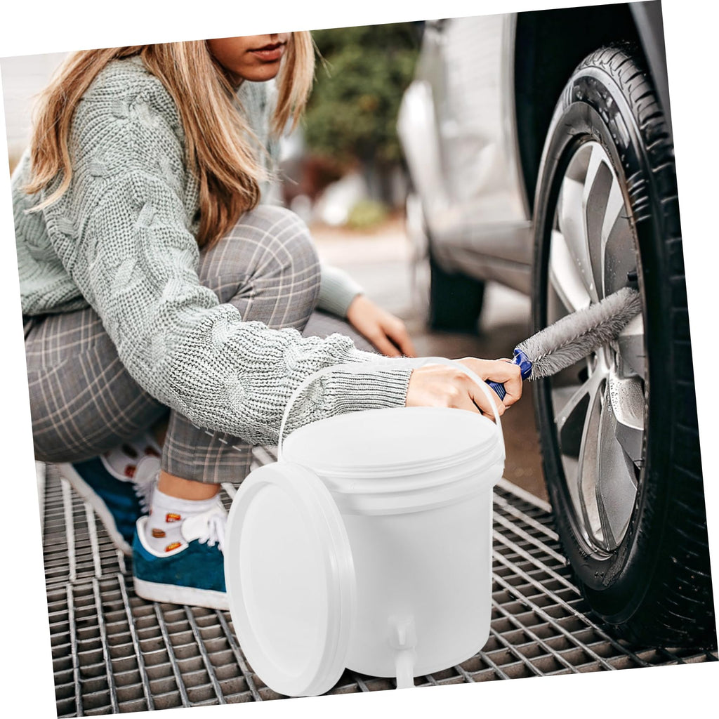 Water Storage Jug with Faucet 10l Plastic Container T349623