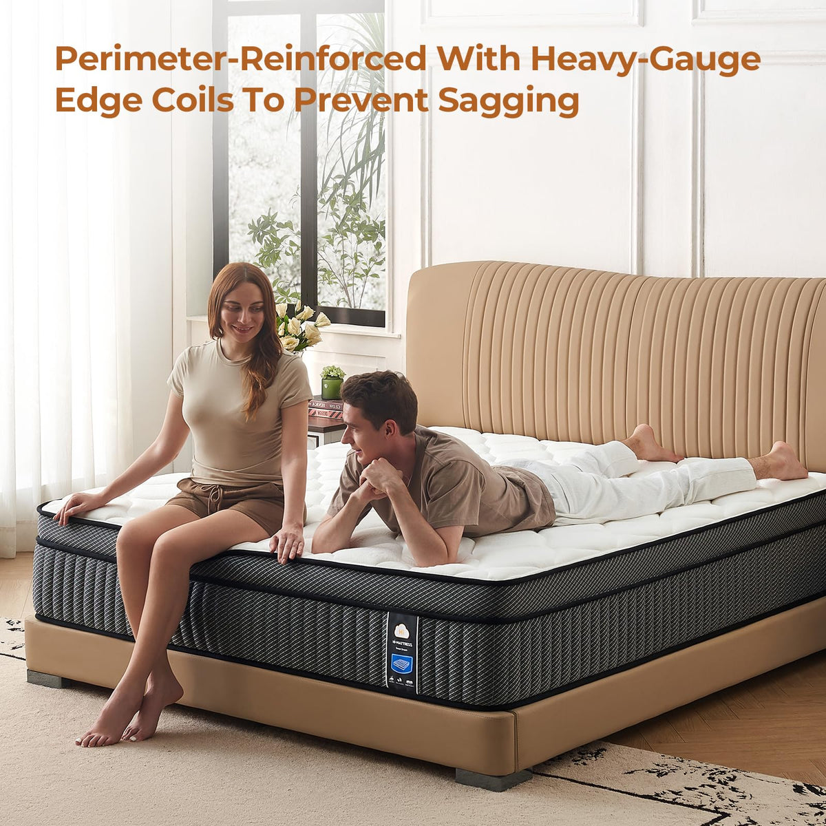 10 inch Full Size Hybrid Mattress in a Box Z6926