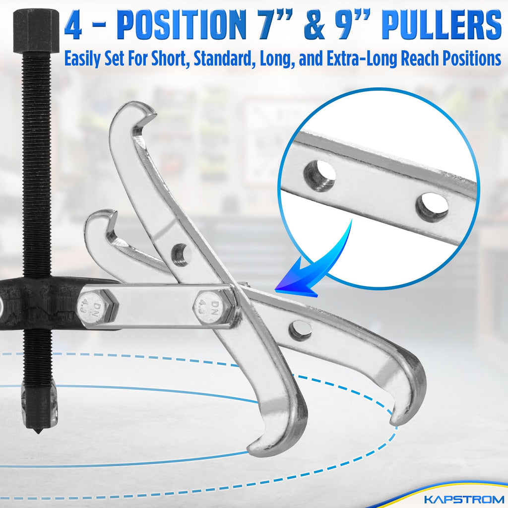 3-Jaw Gear Puller CR-V Steel D8469
