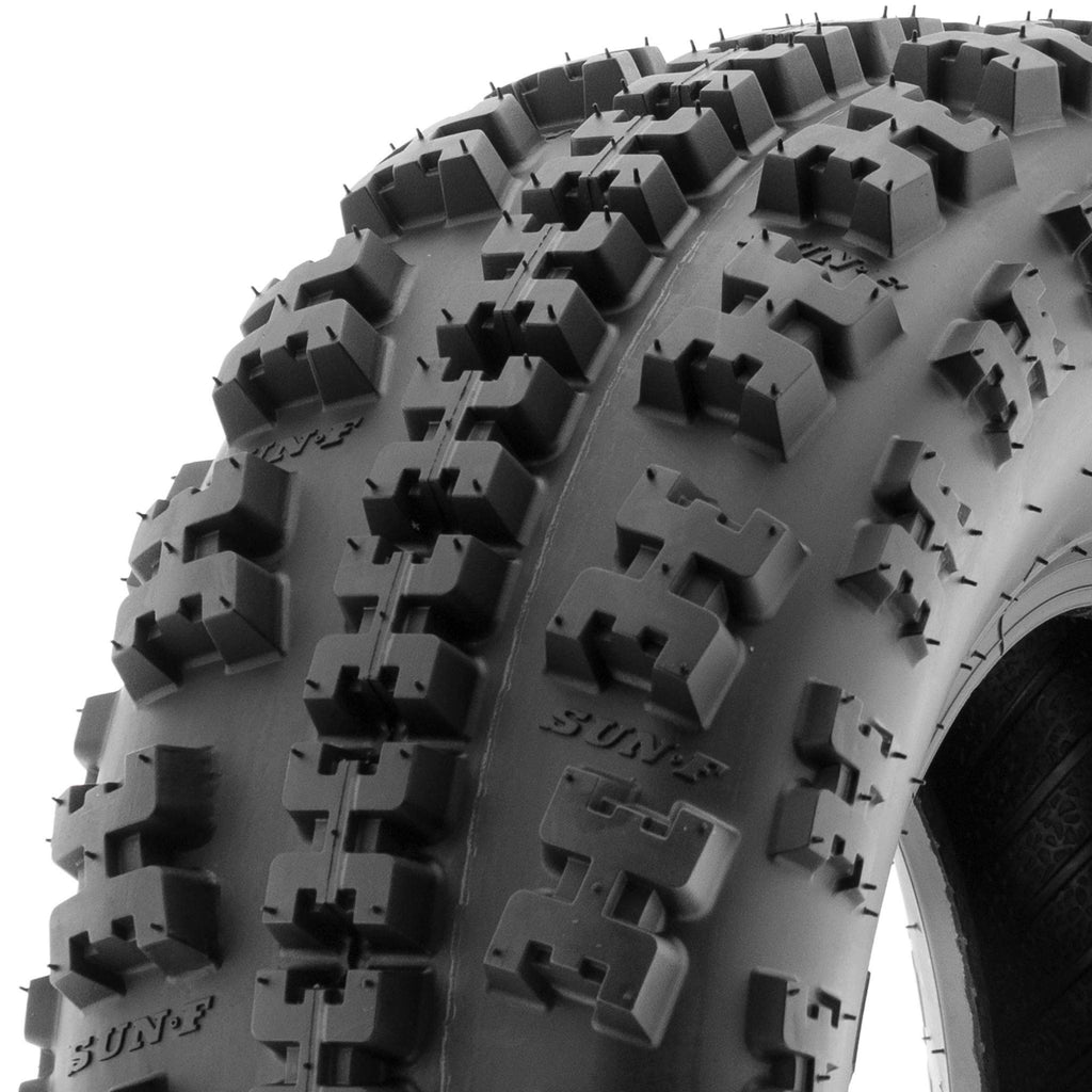 19x7-8 Front & 18x10.5-8 Rear ATV UTV Knobby Sport Tires Set of 4 R653193