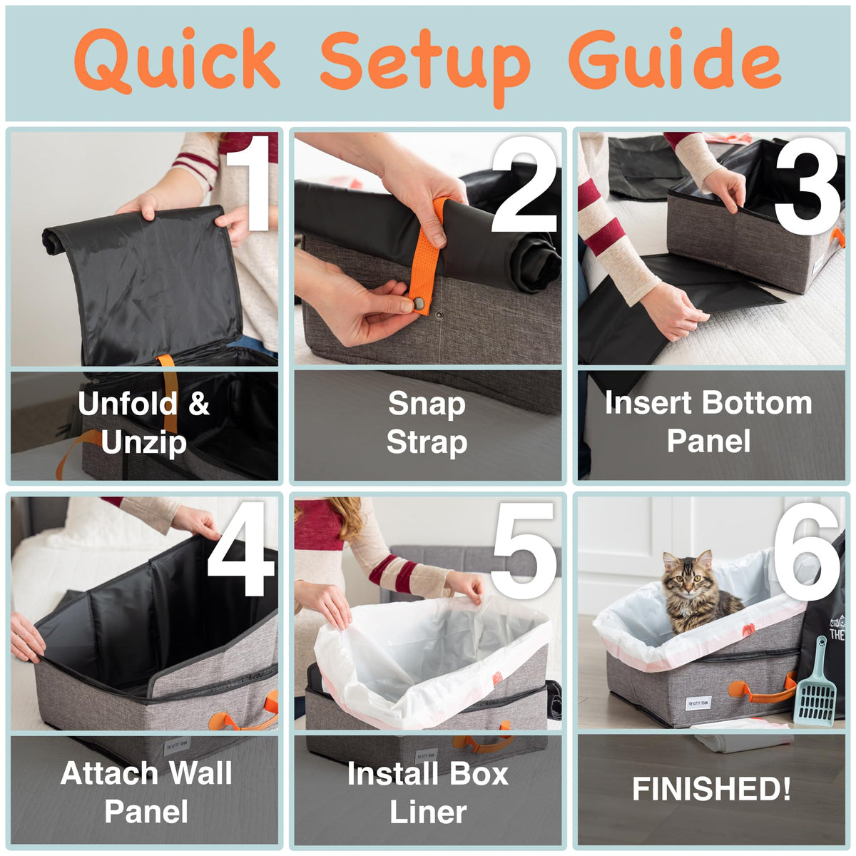Travel Litter Box for Cats U18621