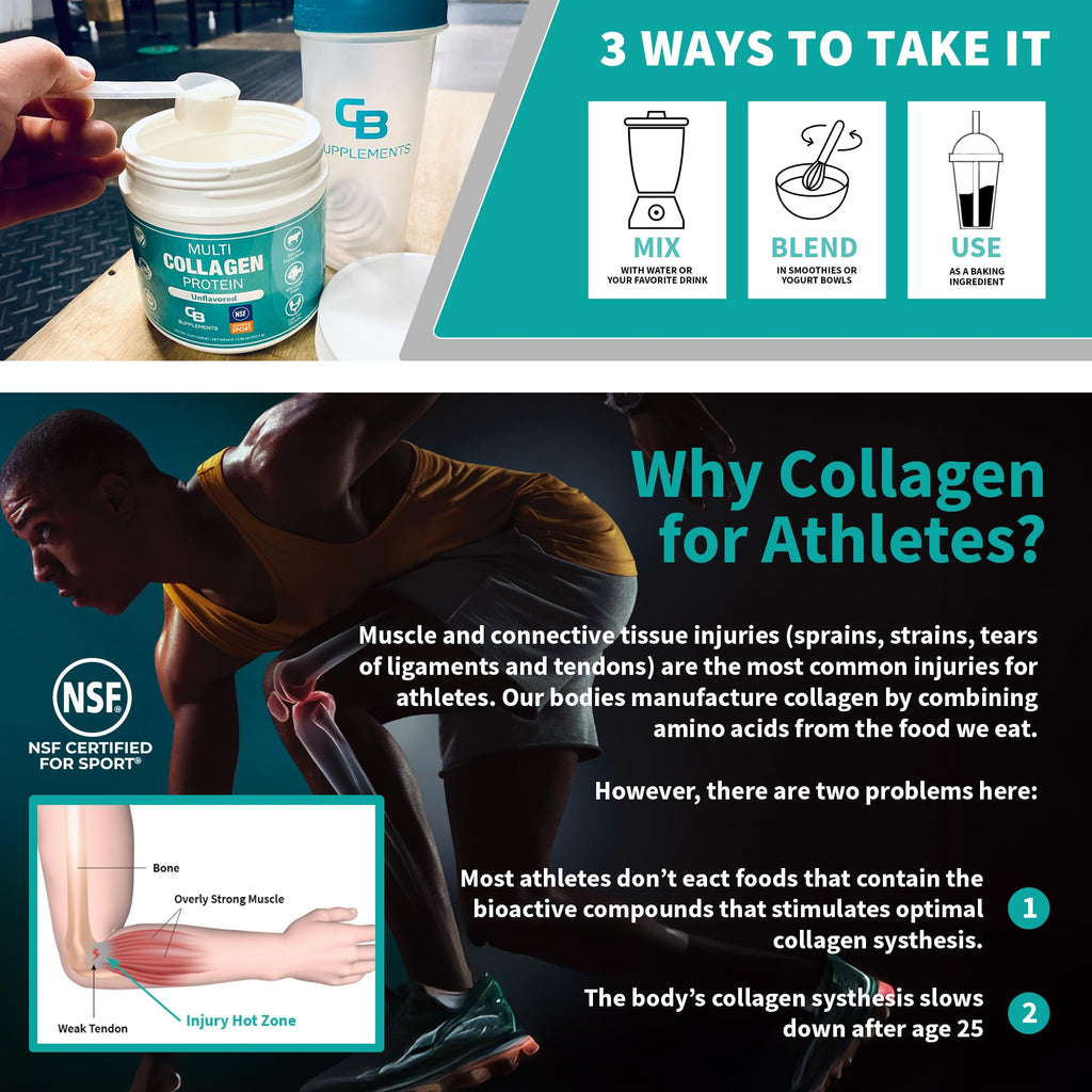 Multi Collagen Protein Powder Unflavored 58 Servings N898