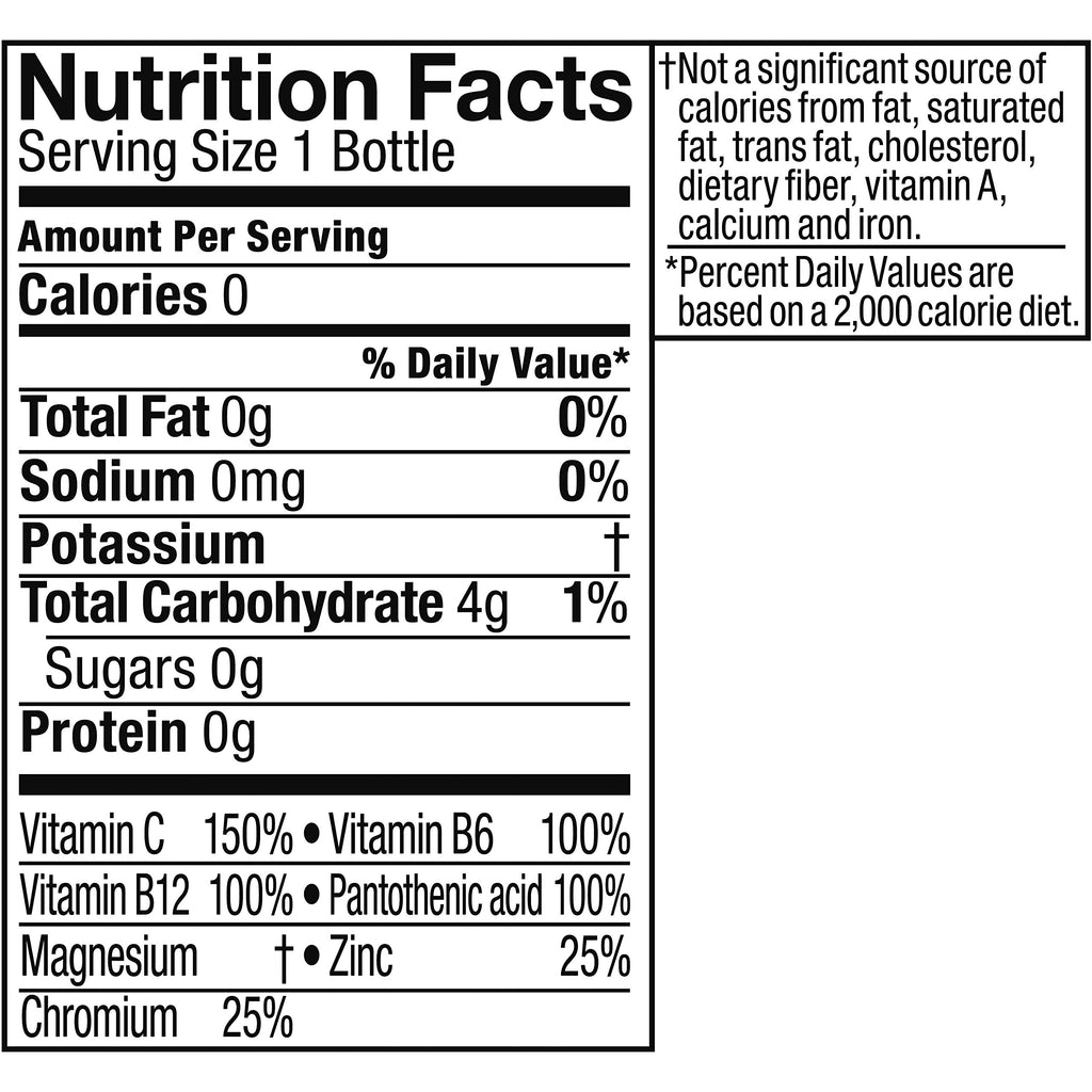 vitaminwater zero Power-C, 20 fl oz, 24 Pack R1712
