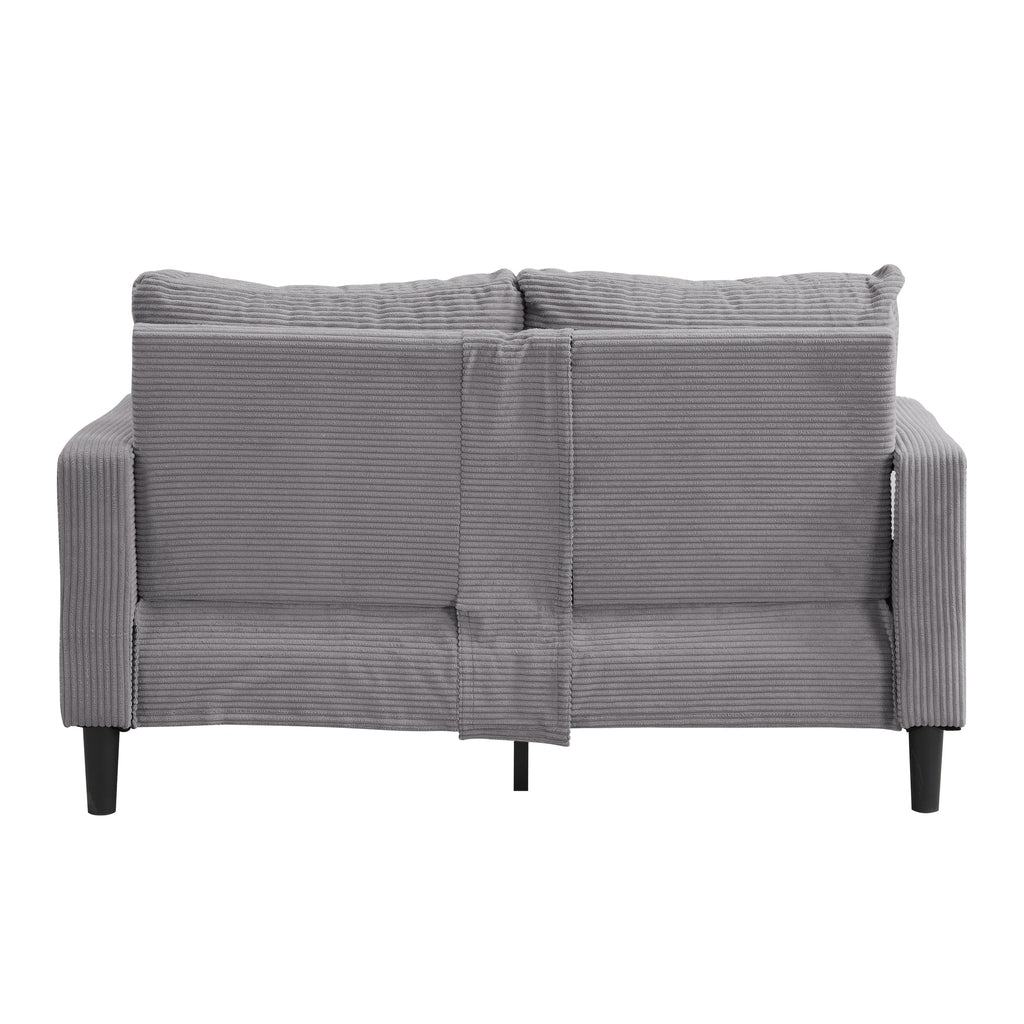 Light Gray 2-Seat Upholstered Loveseat Sofa R825221