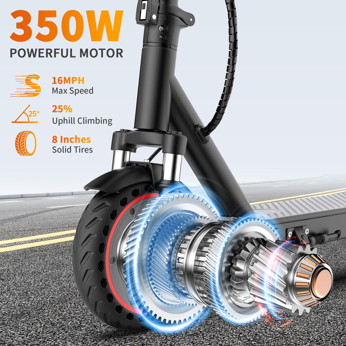 Folding Electric Scooter with 350W Motor P8327