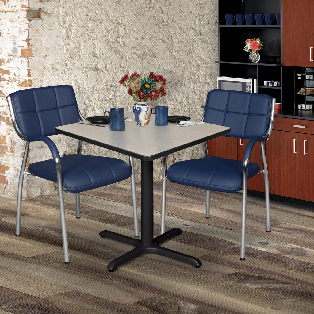30" Square Breakroom Table Maple Q972