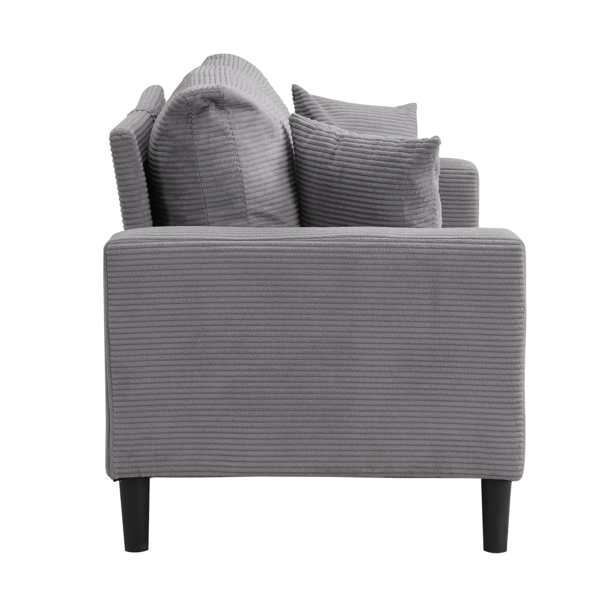 Light Gray 2-Seat Upholstered Loveseat Sofa R825221