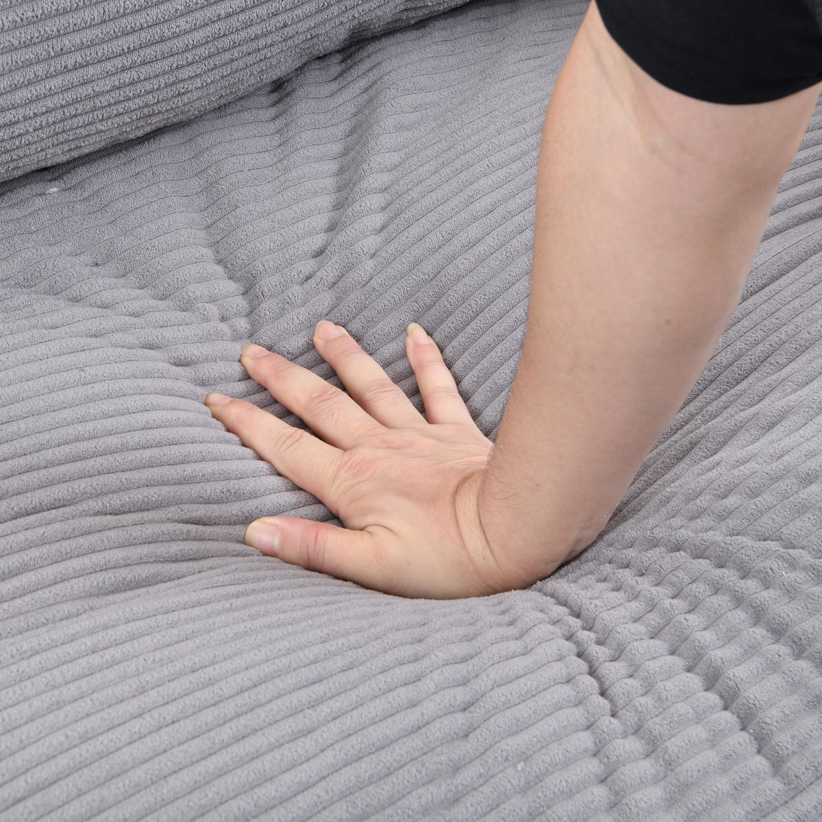 Light Gray 2-Seat Upholstered Loveseat Sofa R825221