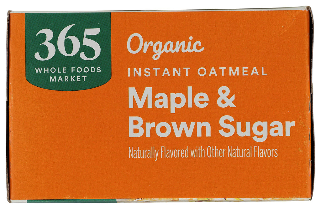 Organic Maple & Brown Sugar Instant Oatmeal Packets, 1.41 Ounce (Pack of 8) J708