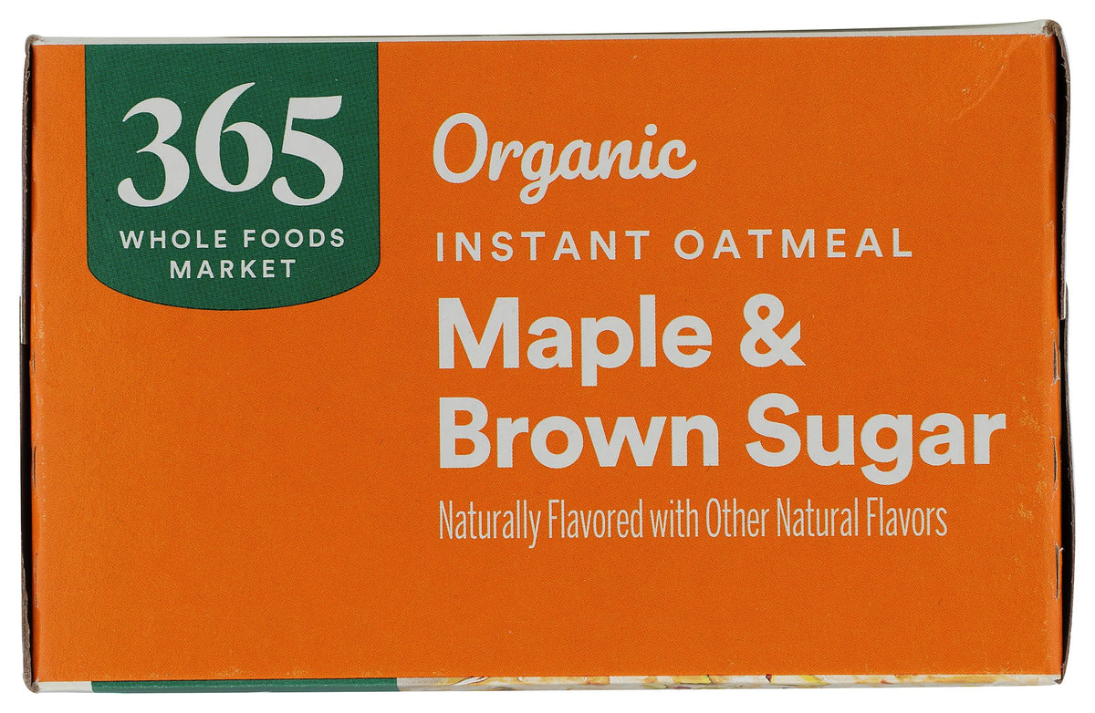 Organic Maple & Brown Sugar Instant Oatmeal Packets, 1.41 Ounce (Pack of 8) J708